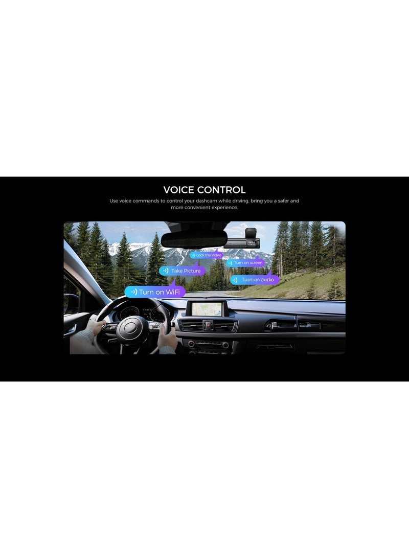 LINGDU D200 2-Channel Dash Cam 🚗📹 | 2K Front & 720P Rear Camera | Built-in GPS 📍 | Wi-Fi 📶 | Voice Control 🎙️ | Super Capacitor 🔋 | Night Vision 🌙 | Parking Monitor 🚘 - Image 4